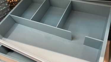 Органайзер за козметка с 4 отделения - син