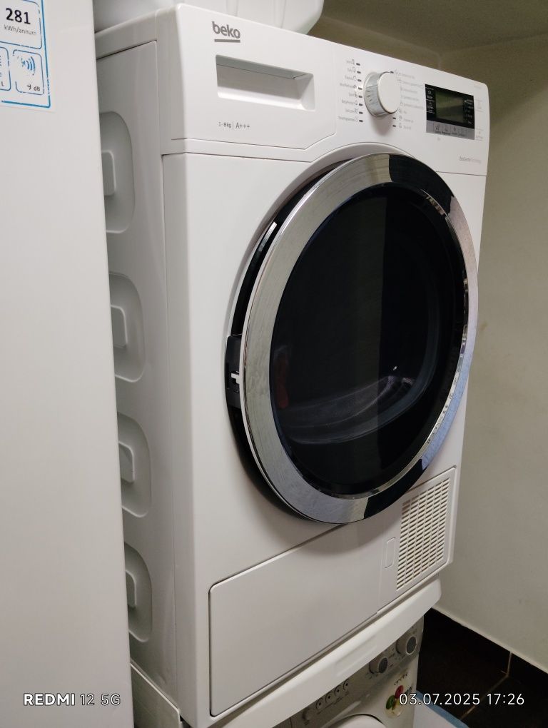 Uscător de rufe Beko DPI 8506 GX81 8kg clasa A+++