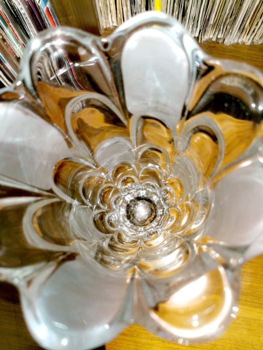 Кристална ваза Бохемия кристал Bohemia Crystal тосканска тежка ваза