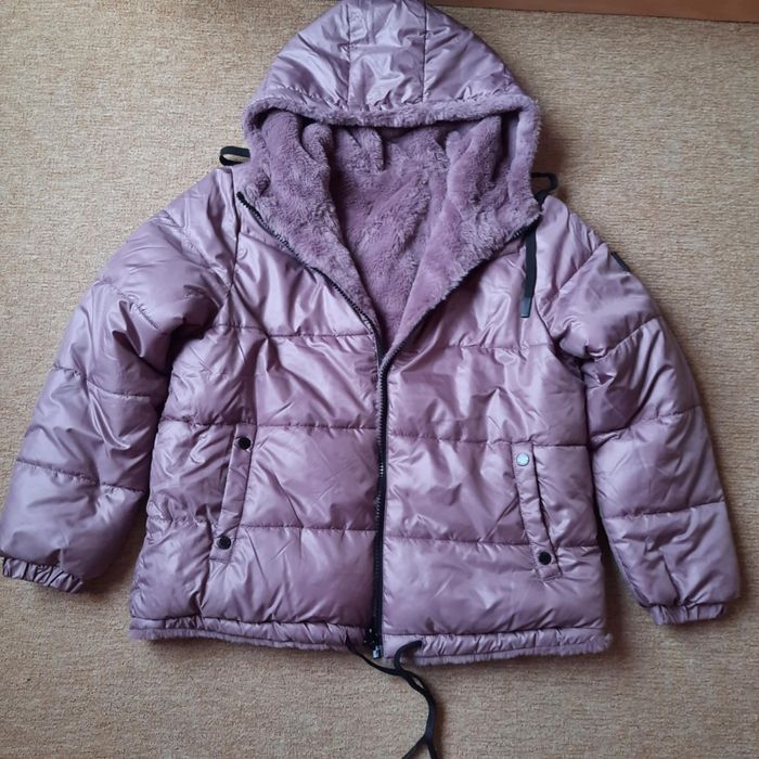 Дамски зимно яке с две лица- размер L