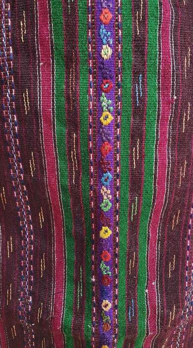 Costum popular (ie/camasa cu poale, catrinte/fote/sorturi/zadii, brau)