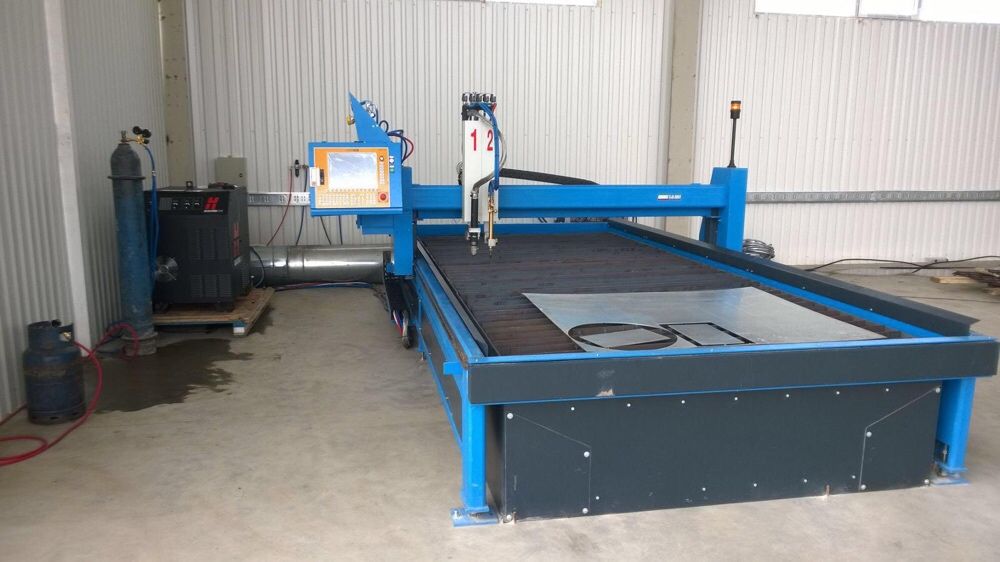 Plasma cnc, mașina debitat cu plasma /oxigaz Start-Up