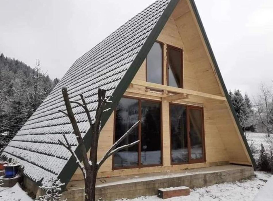 Vindem cabane din lemn tip A