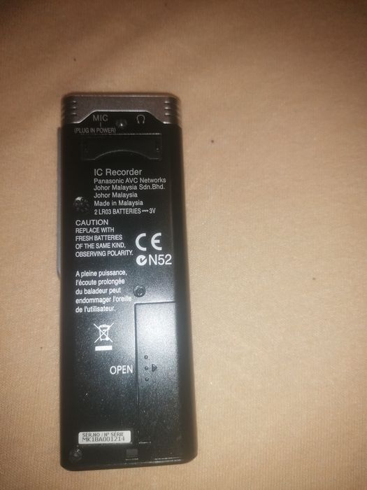 Reportofon Panasonic