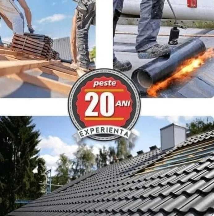 Firma reparatii acoperisuri, montaj, remedieri infiltratii