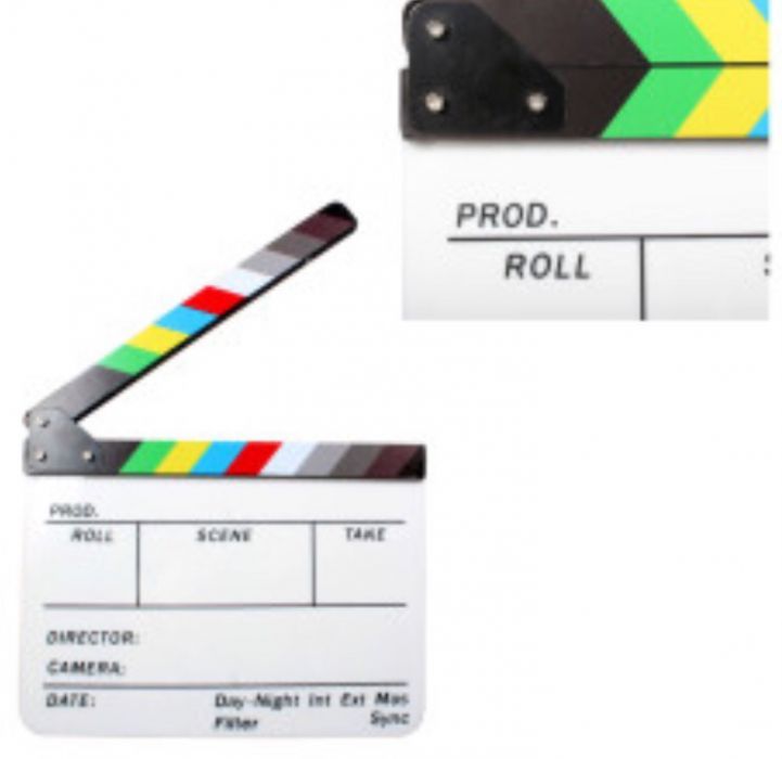 Clapper Board Cavision Universal Color ( CLACHETA FILM PROFESIONALA )