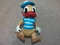 Donald Duck ratoi 1970 Aradeanca jucarie guma cauciuc colectie veche