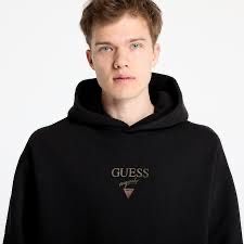 Худи GUESS Original — новое, унисекс, чёрное, размер M СКИДКА 50%