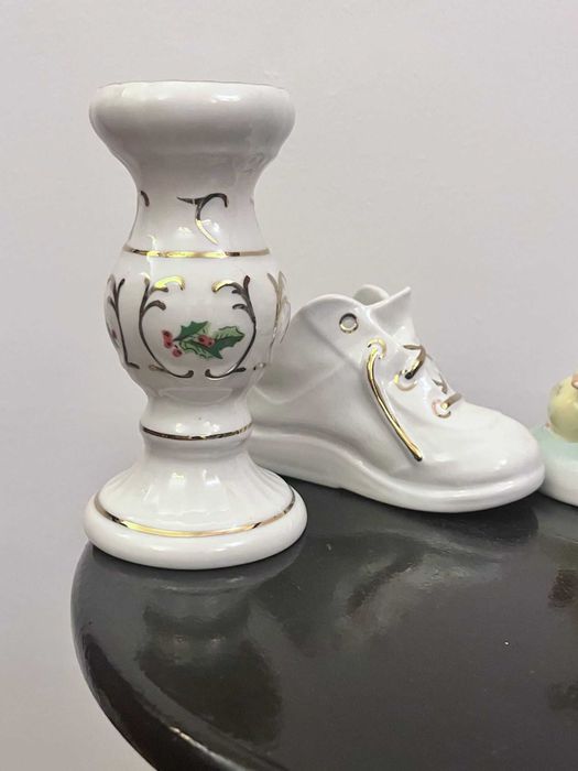 Set 4 bibelouri portelan Aquincum Budapesta marcat bibelou ieftin