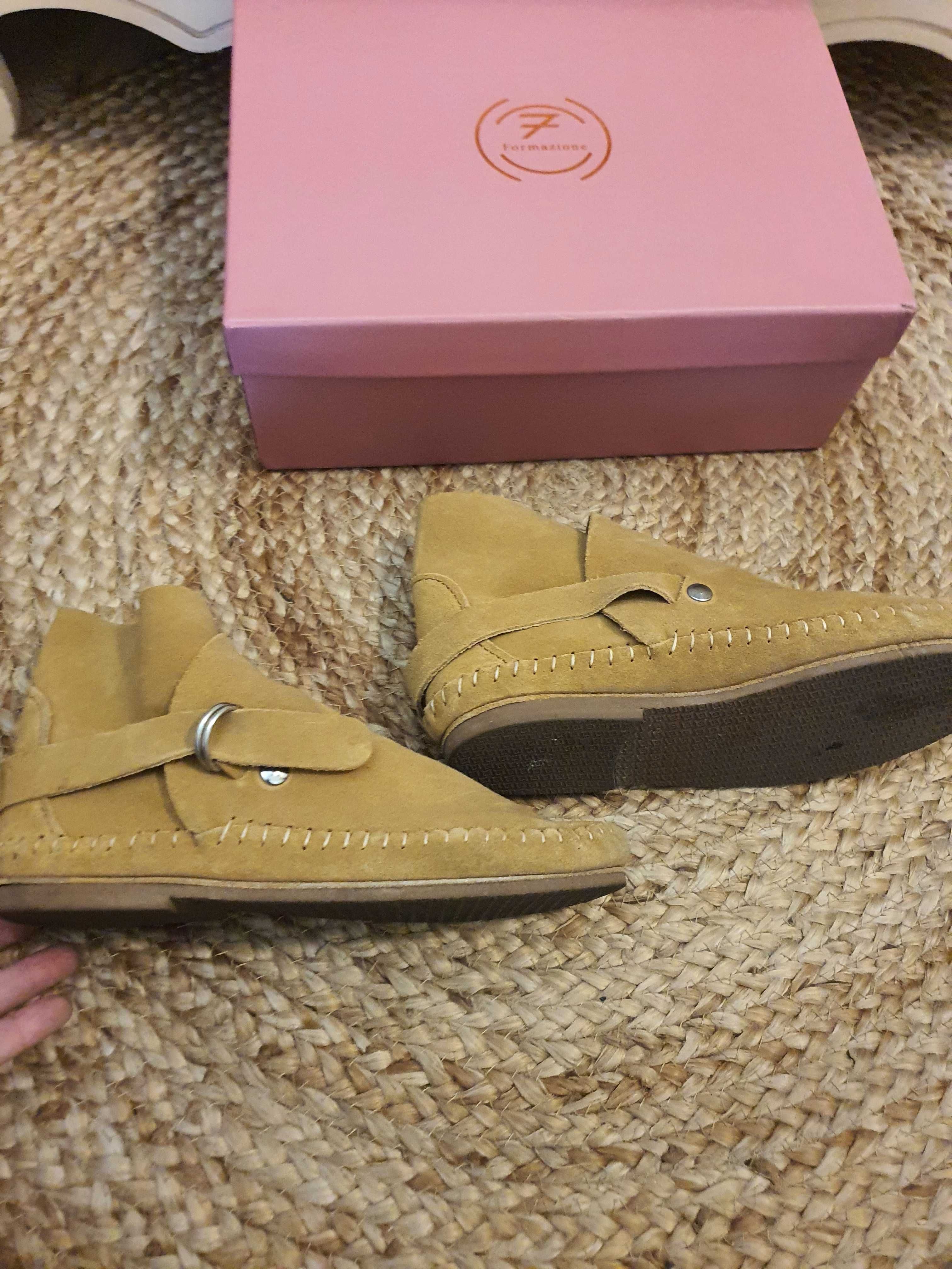 Mocasini Leo A.,piele, noi, 38