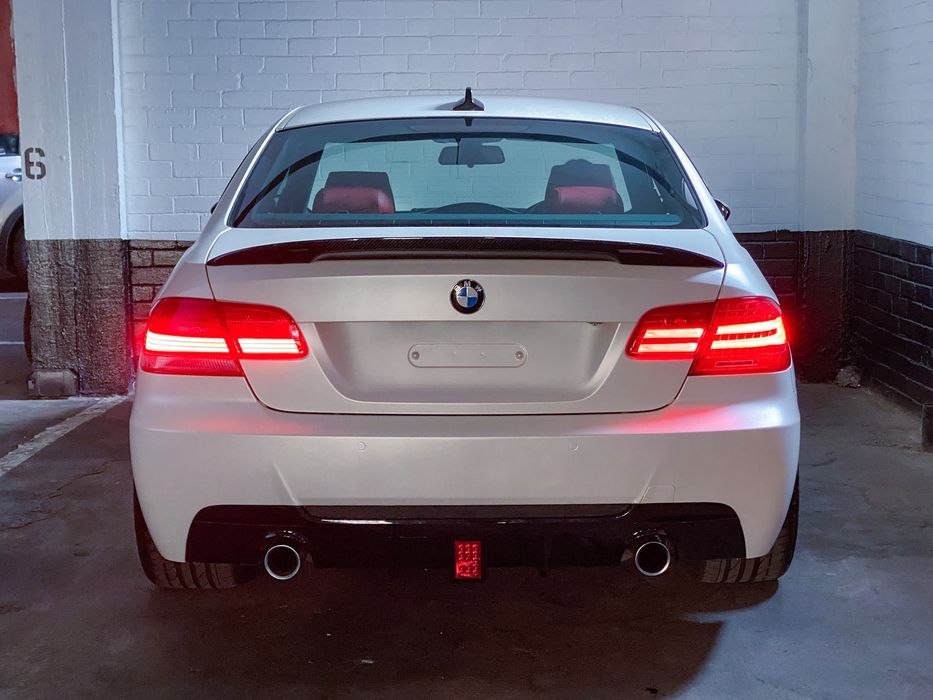 Бмв Е92 Е93 Оребрен Дифузьор / Добавка за задна броня / BMW E92 E93