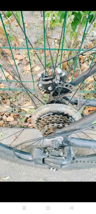 Vând bicicleta Omega roti 28 frînă pe disc schimbătoare Shimano