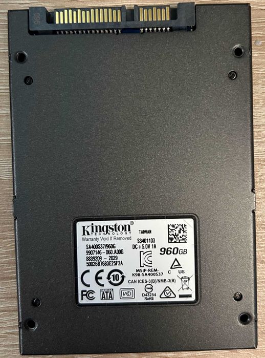 SSD Kingston A400 960GB - SATA III (2.5 inch)