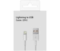 Cablu de încărcare iPhone USB-A – Lightning, 2 m alb