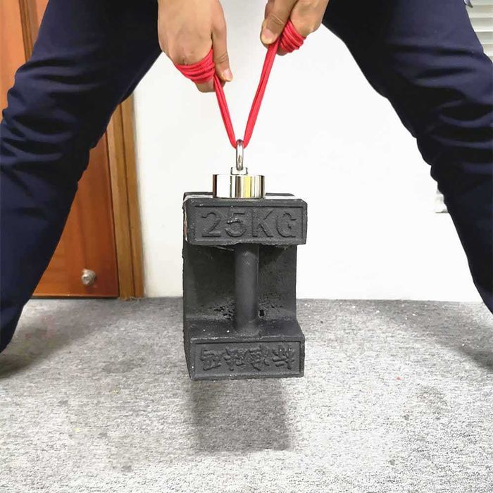 Магнит за магнитен риболов 60мм ДВУСТРАНЕН сила 2x140kg. Индустриален.