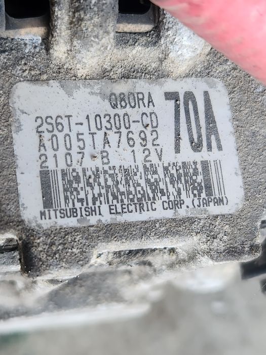 Alternator  Ford Fiesta motor 1.25 benzina