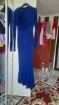 Rochie superba albastra cu sclipici