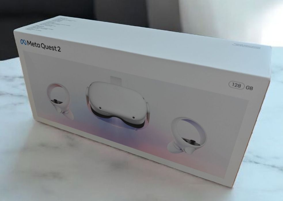 Quest 2 128GB + 100 Jocuri preinstalate Kit VR Oculus Meta Full Box
