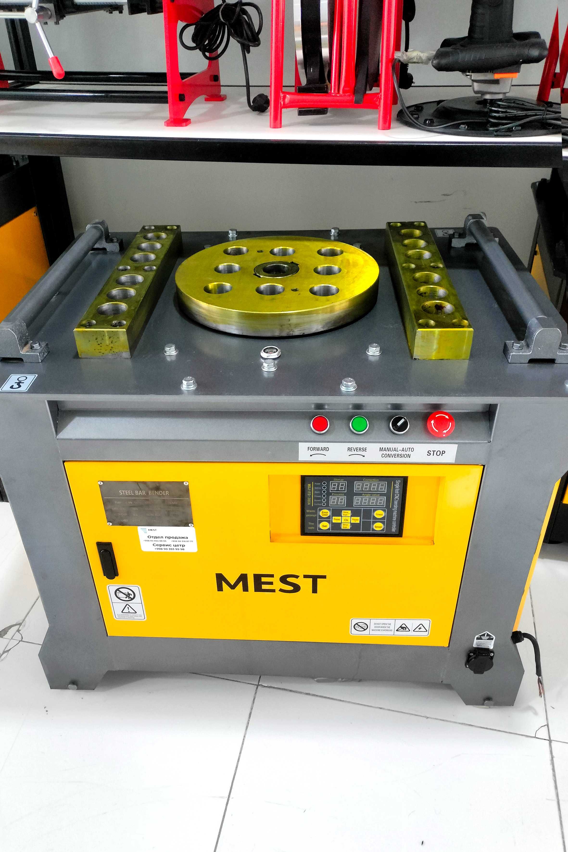Станок для гибки арматуры MEST GW50 Арматура гиб Арматура рез катанка