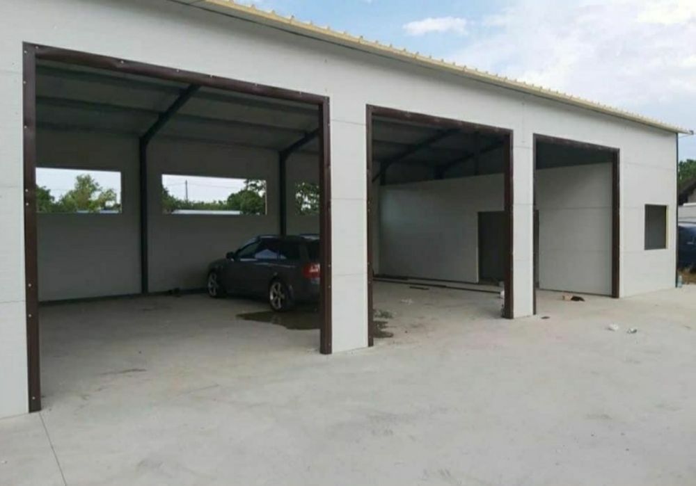 Vând hale metalice lucrăm fără avans