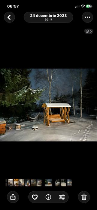 Vand leagan rustic nou