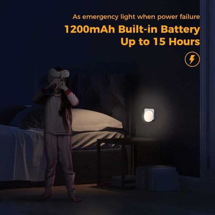 Акумулаторни нощни лампи със сензор за здрач