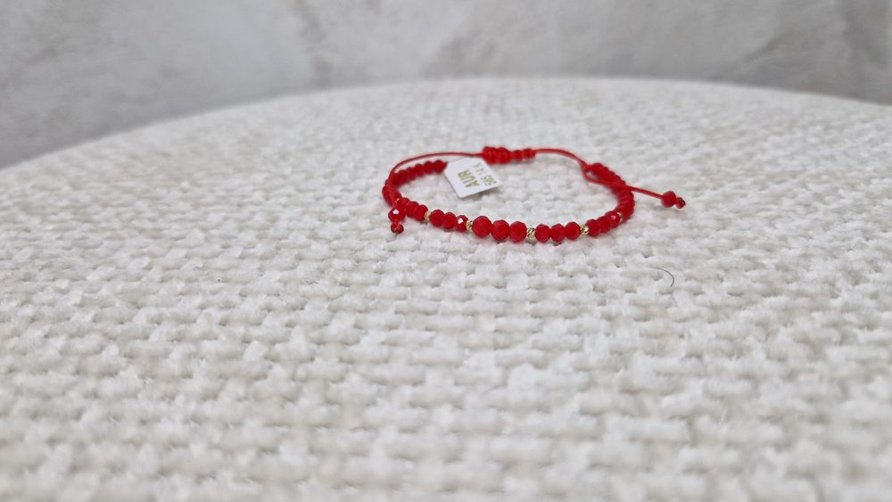 Bratari din aur 14K pe snur reglabil