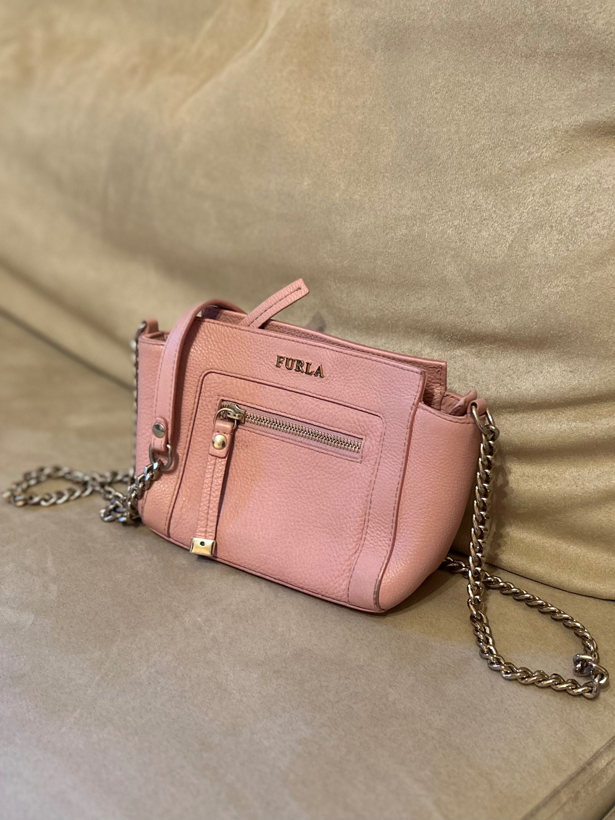 Чанта Furla розова