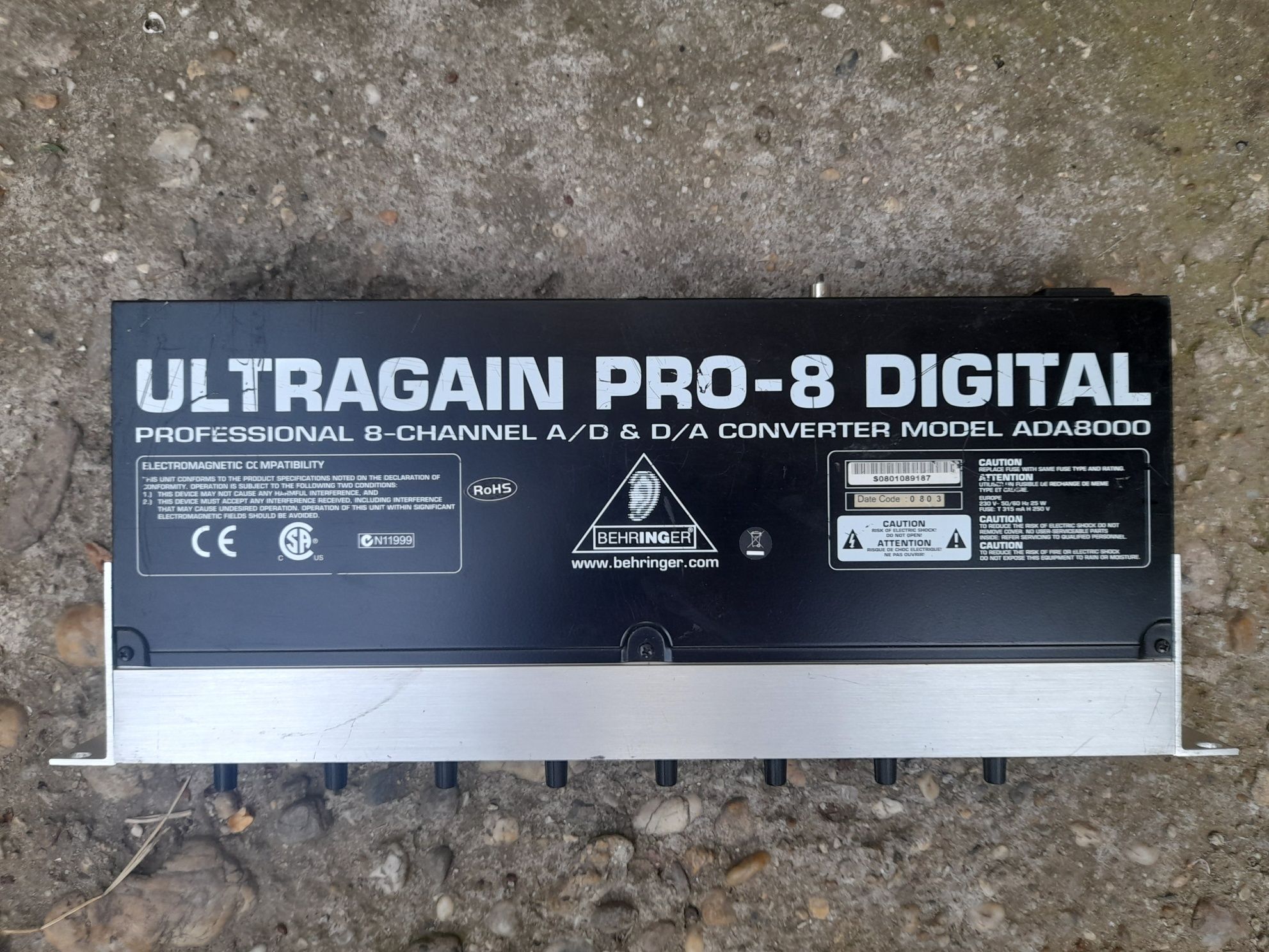 procesor Behringer ADA8000 Ultragain Pro-8 Digital