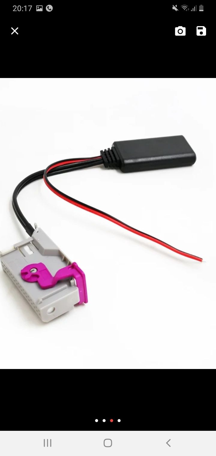cablu AUX 32 pini modul Bluetooth Audi RNSE RNS-E A8 TT R8 A3 A4 A6