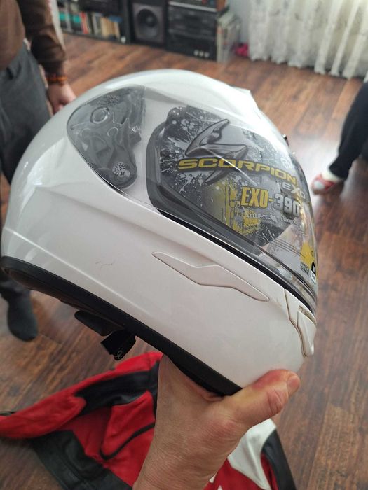 Vand costum ,casca si ghete moto