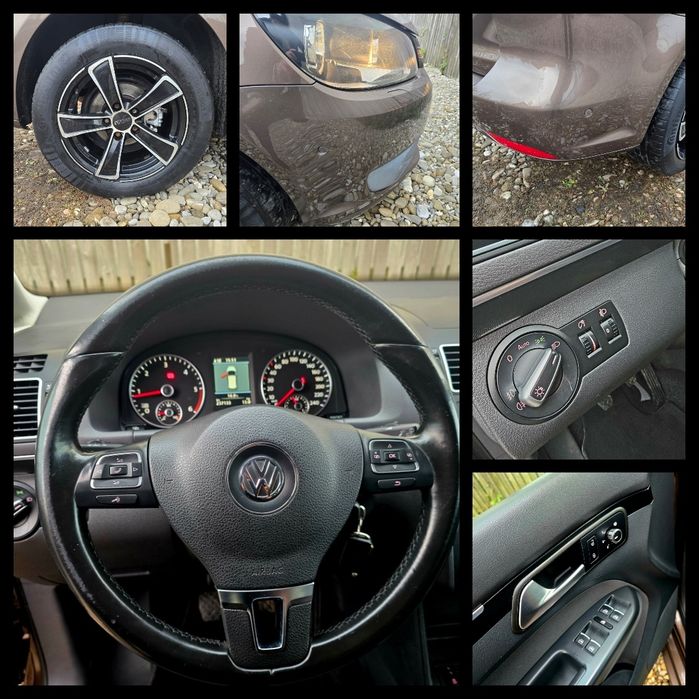 Vw Touran Highline 1.6tdi 7LOCURI E5 RATE Avans ZERO/ Transfer/Cash