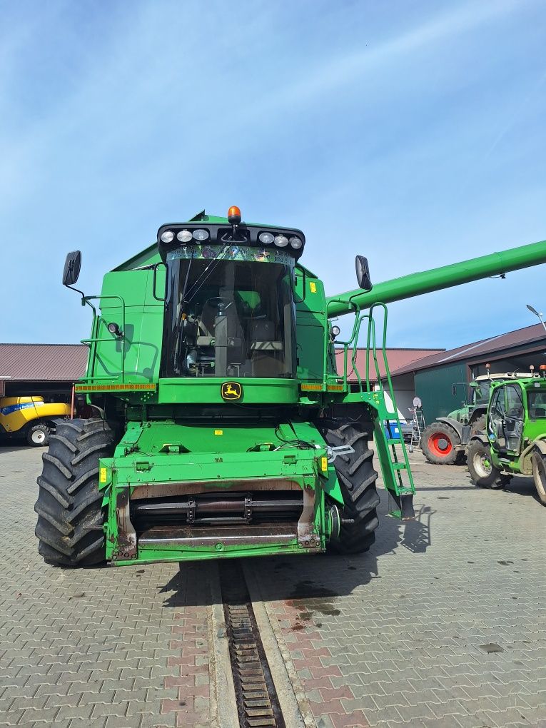 Combina agricola John Deere WTS 9640 i 2006 heder Biso VX 6.50 mClaas