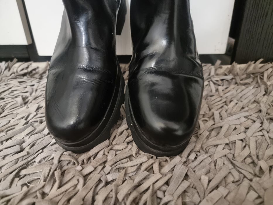 Естествена кожа боти 41 н.-Bata,Camper