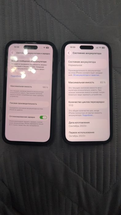 Айфоны 14 про и 15 про(оба 256 Гб)