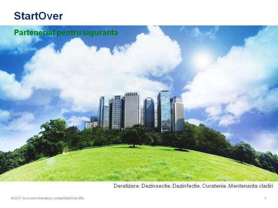 Dezinsectie Deratizare