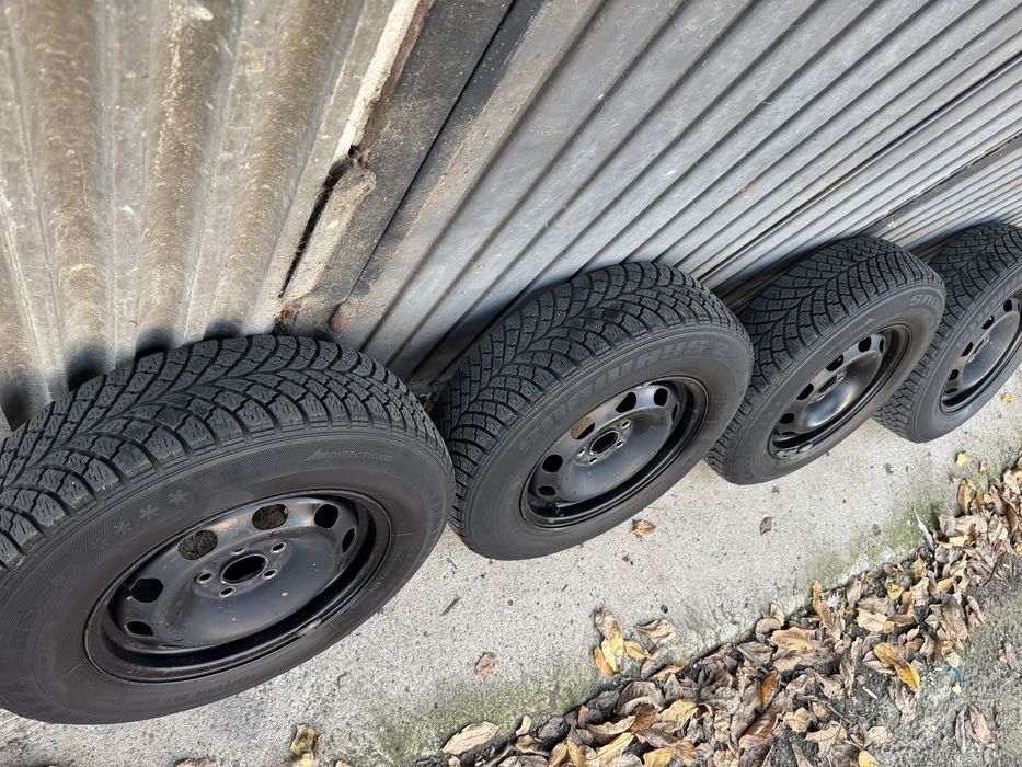 Железни джанти със зимни гуми Ласа14/5*110 187/80/14