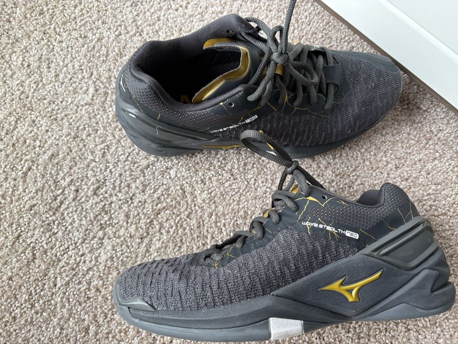 Pantofi de handbal pentru baieti Mizuno Wave Stealth Neo negru