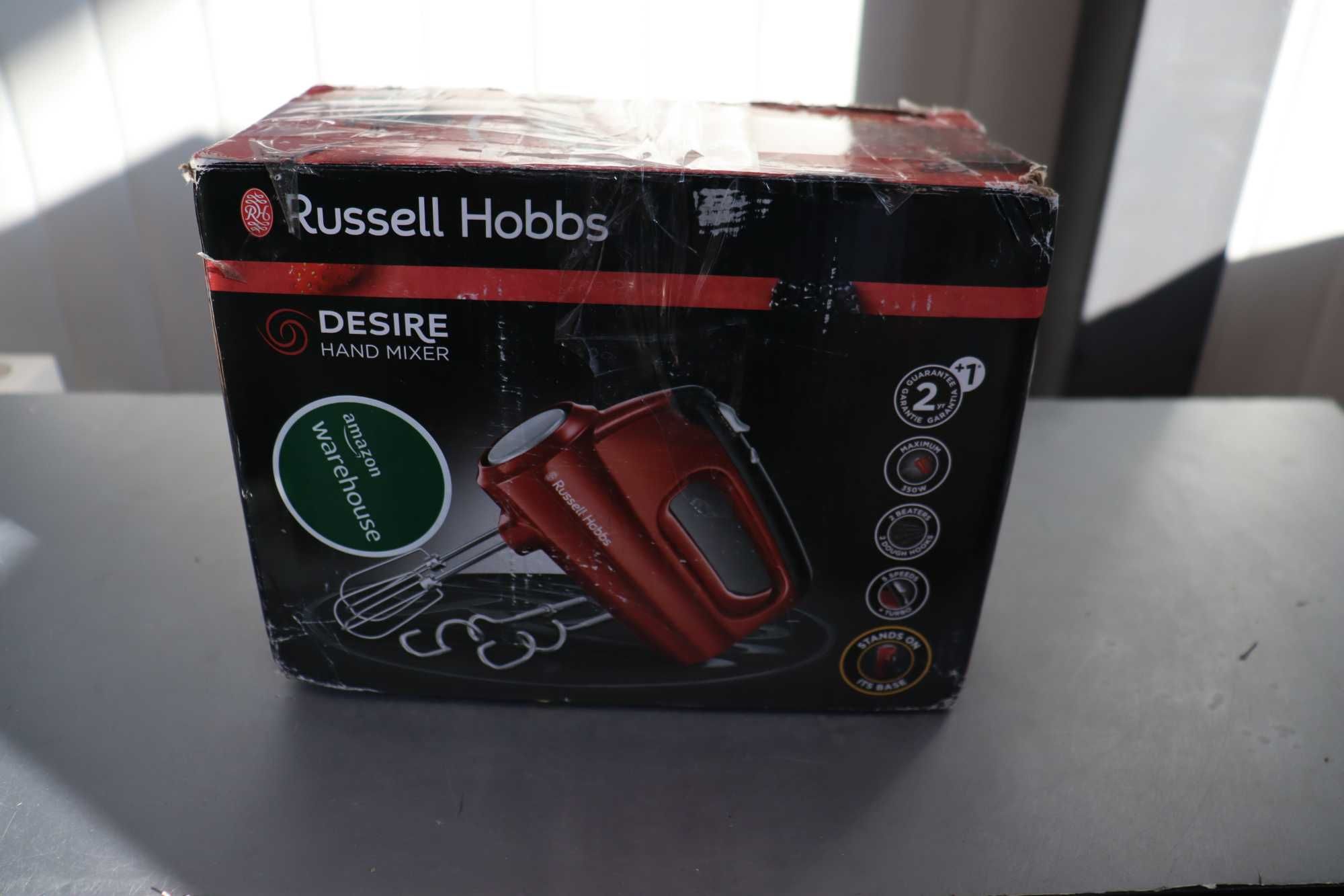 Миксер Russell Hobbs Desire, 350W, 5 скорости, червен