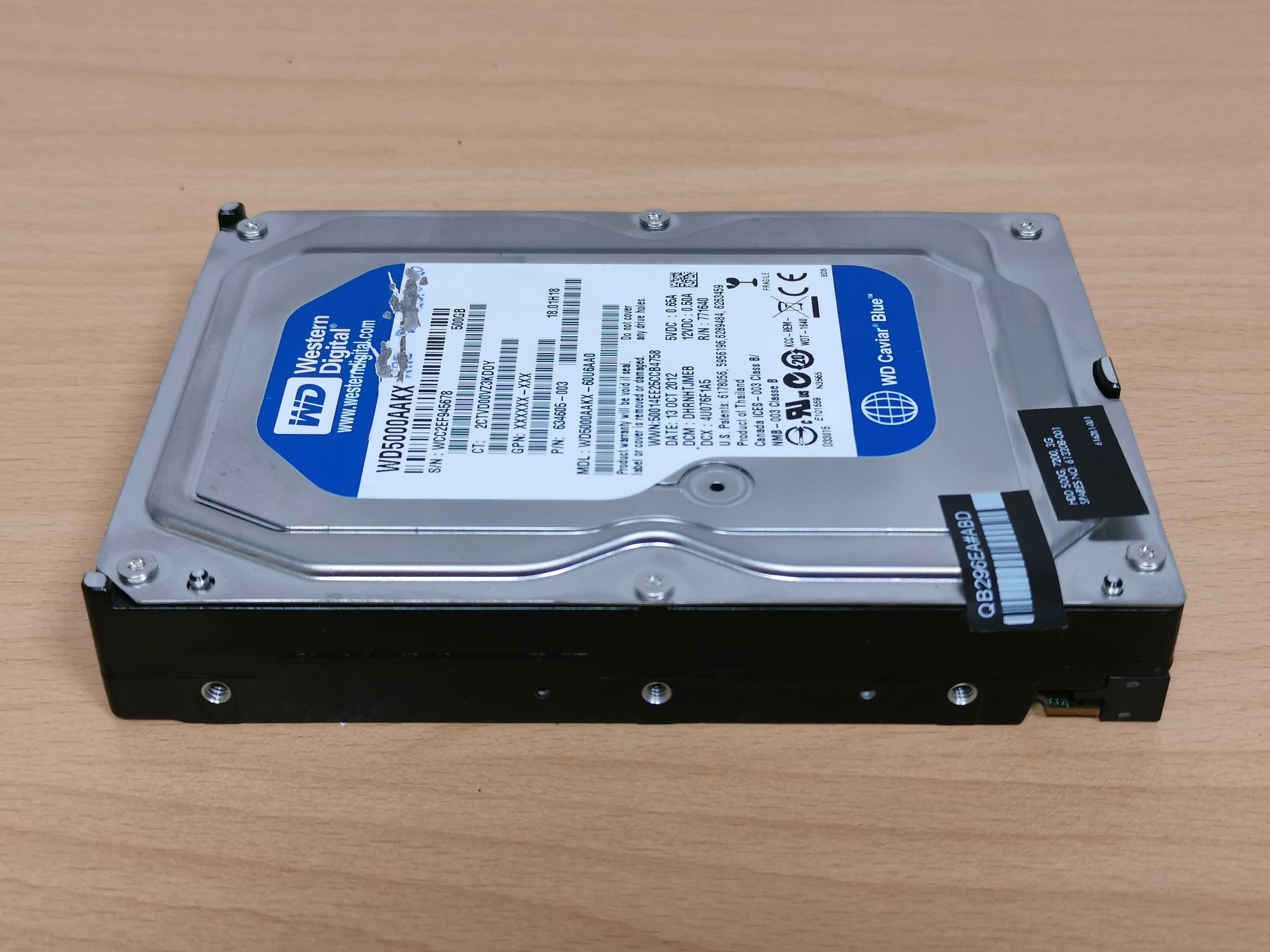 Western Digital Blue 500GB хард диск за стационарен компютър 3.5 инчов