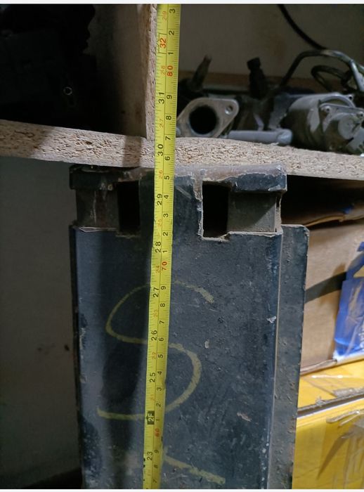 Stâlp detașabil central mijloc pentru bena fixă, accept schimb