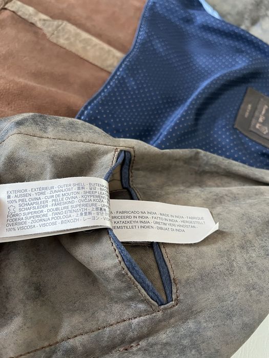 Geaca de piele Massimo Dutti