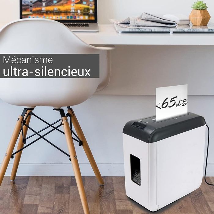 Шредер за документи с напречно рязане, 10 листа, CD и DVD, 15 литра