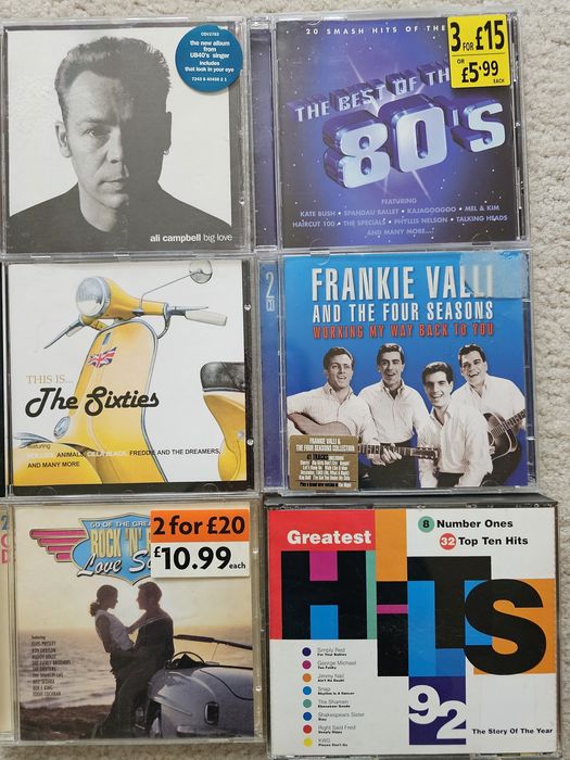 Оригинални компакт дискове от лична колекция