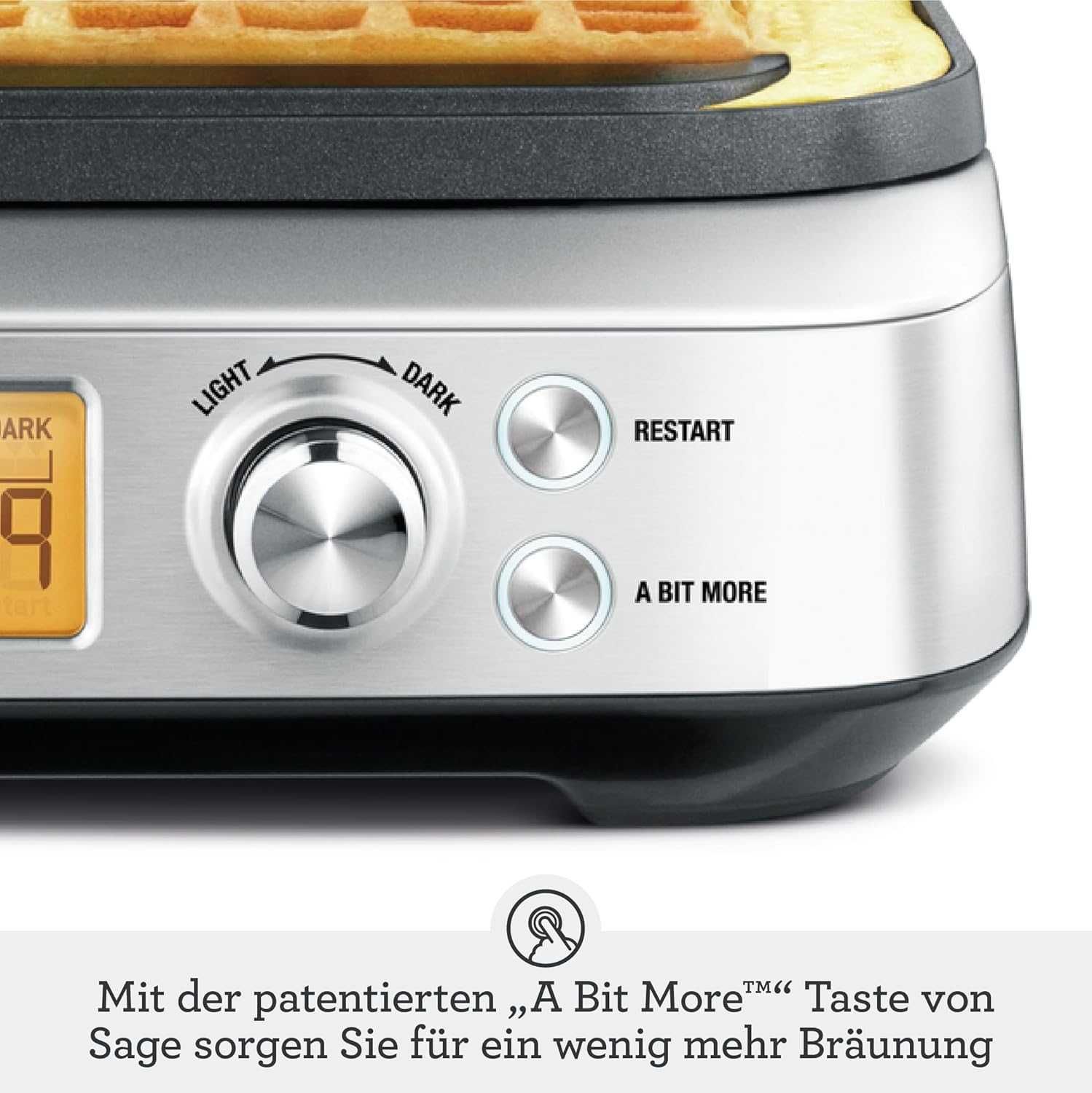 Гофретник Sage The Smart Waffle Pro (SWM620) 1000W Тостер за гофрети