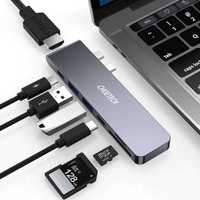 Macbook Choetech 7in1 USB-C Multi Adapter Hub - мултифункционален хъб