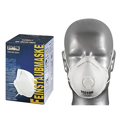 Masca protectie cu supapa TECTOR 4233 FFP2(pulberi,ceaţă,fum,tox med)