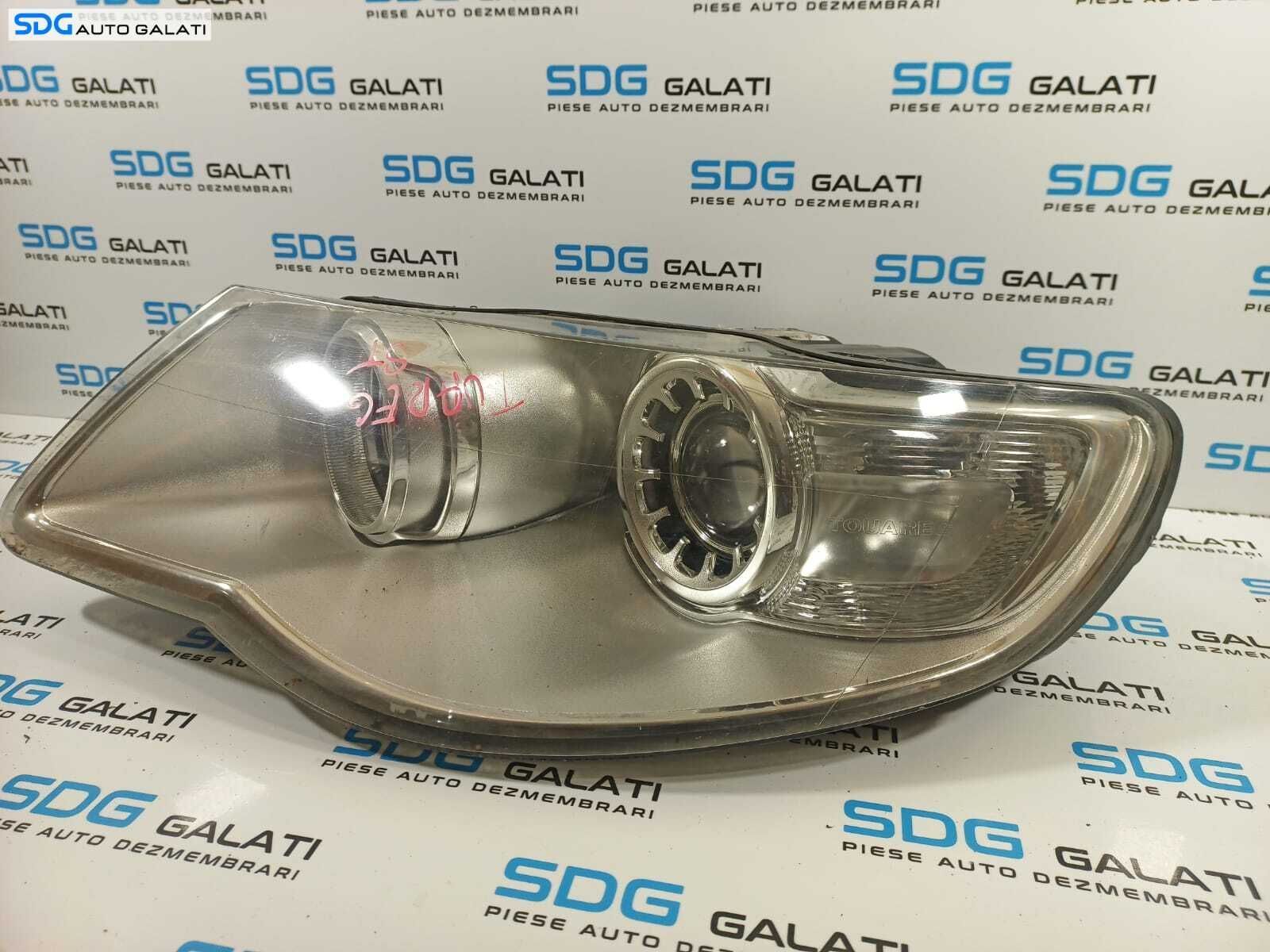 Far Stanga cu Lupa FARA Xenon Volkswagen Touareg 2007 - 2010 Cod 7L6941039A 1LL247032-09 [L1965]