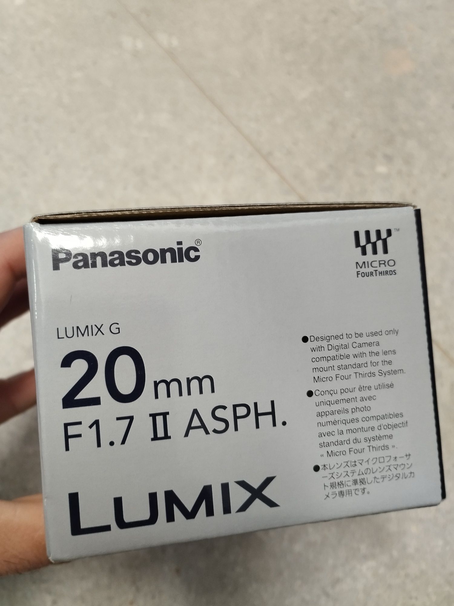 Obiectiv NOU, Panasonic Lumix G 20mm F1.7 ll ASPH, MFT