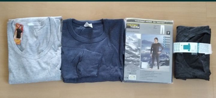 Мъжки фланелки и термо клин нови